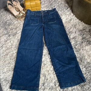 Women's Blue Wide-Leg 👖